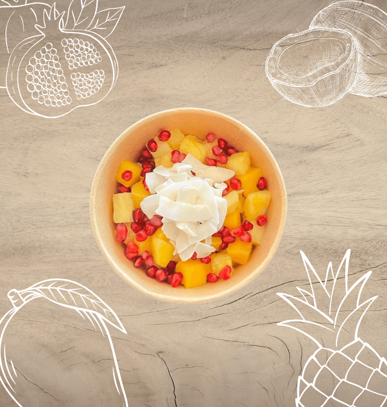Exotic fruit salad